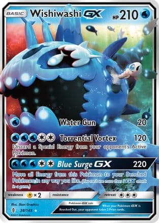 Wishiwashi GX 038/145 - SM Guardians Rising Holofoil