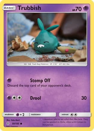 Trubbish 050/145 - SM Guardians Rising Reverse Holofoil