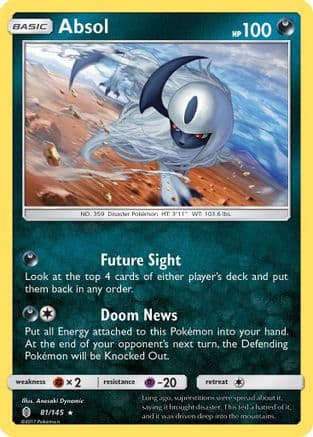 Absol 081/145 - SM Guardians Rising Reverse Holofoil