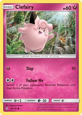 Clefairy 088/145 - SM Guardians Rising Reverse Holofoil