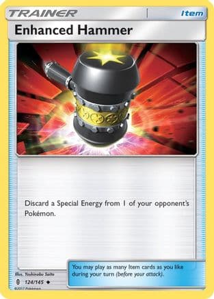 Enhanced Hammer 124/145 - SM Guardians Rising Reverse Holofoil
