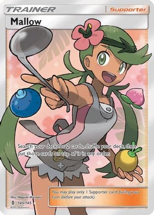 Mallow (Full Art) 145/145 - SM Guardians Rising Holofoil