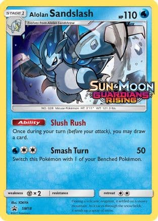 Alolan Sandslash SM18 (Prerelease) SM18/248 - SM Promos Holofoil