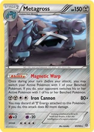 Metagross (XY Ancient Origins) 49/098 - Deck Exclusives Holofoil