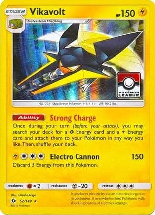 Vikavolt (Pokemon League) 52/149 - League & Championship Cards Holofoil