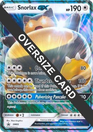 Snorlax GX SM05 SM05- Jumbo Cards
