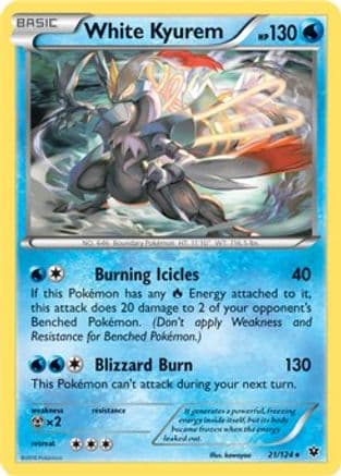 White Kyurem (XY Fates Collide) 21/124 - Deck Exclusives