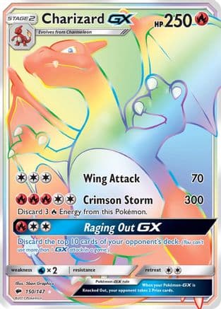 Charizard GX (Secret) - SM Burning Shadows Holofoil