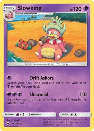 Slowking 048/147 - SM Burning Shadows Reverse Holofoil