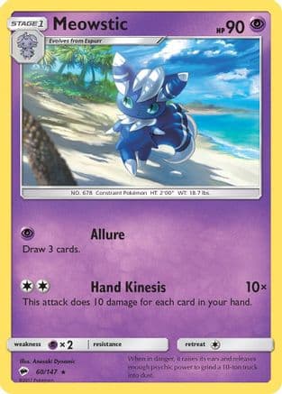 Meowstic 060/147 - SM Burning Shadows