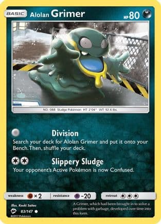 Alolan Grimer 083/147 - SM Burning Shadows Reverse Holofoil