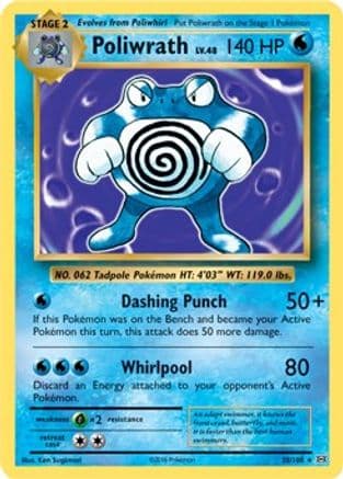 Poliwrath (XY Evolutions) 025/108 Deck Exclusives - Rare