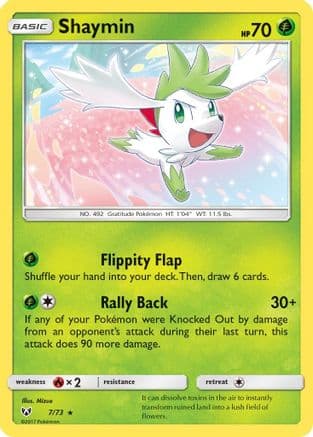 Shaymin 007/73 - Shining Legends Reverse Holofoil