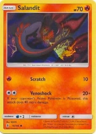 Salandit (Collection Promo) 15/145 - League & Championship Cards Holofoil