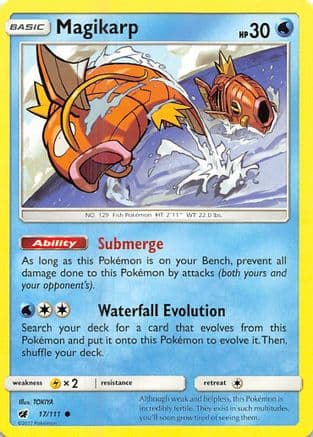 Magikarp 017/111 - SM Crimson Invasion Reverse Holofoil