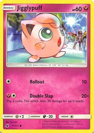 Jigglypuff 071/111 - SM Crimson Invasion Reverse Holofoil