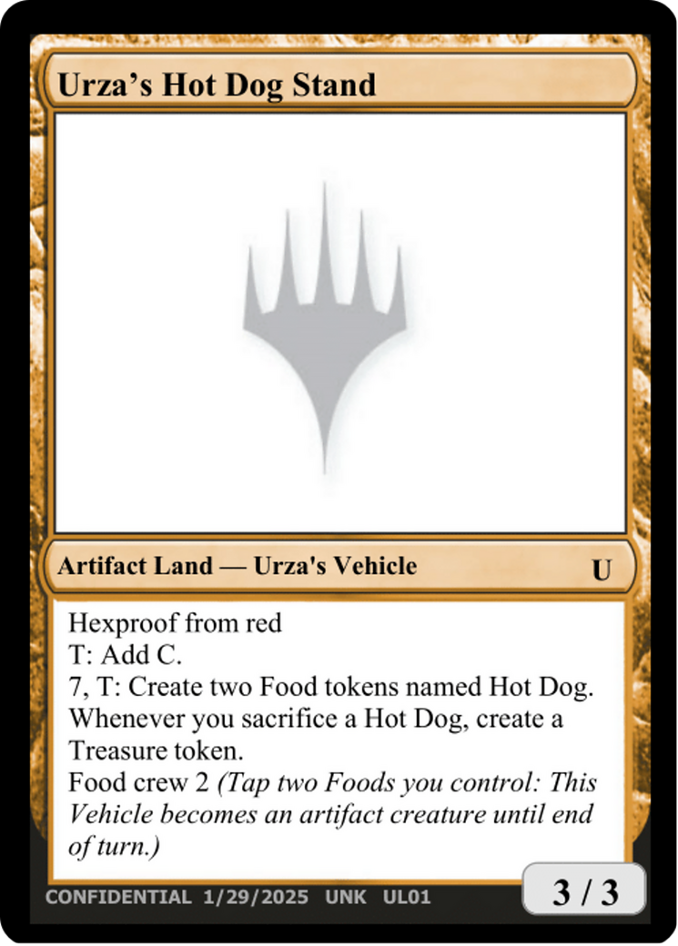 Urza's Hot Dog Stand (DA1-UL01B) - Unknown Event