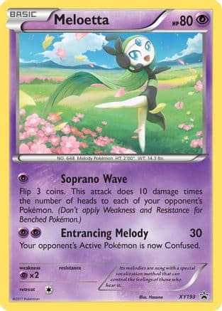 Meloetta XY193 XY193/211 - XY Promos Holofoil