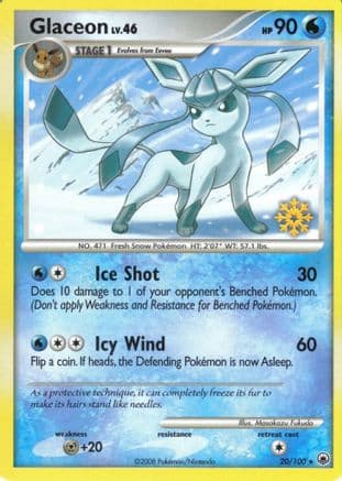 Glaceon 20/100 - Countdown Calendar Promos