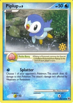 Piplup 72/100 - Countdown Calendar Promos