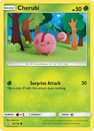 Cherubi 010/156 - SM Ultra Prism Reverse Holofoil