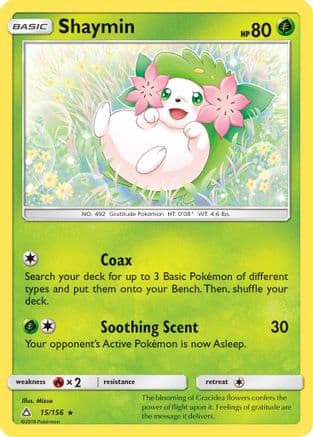 Shaymin 015/156 - SM Ultra Prism Holofoil