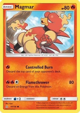 Magmar - Reverse Holofoil SM Ultra Prism - Common