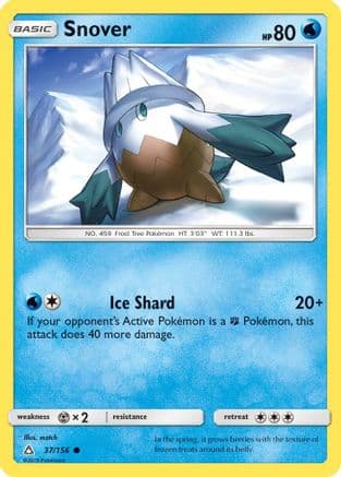 Snover 37/156 - SM Ultra Prism Reverse Holofoil