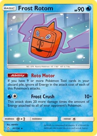 Frost Rotom 041/156 - SM Ultra Prism Reverse Holofoil