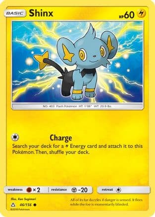 Shinx 046/156 - SM Ultra Prism Reverse Holofoil