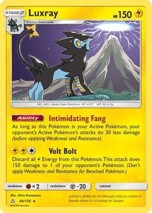 Luxray/156 - Holofoil SM Ultra Prism - Holo Rare