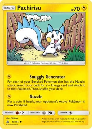 Pachirisu 049/156 - SM Ultra Prism Reverse Holofoil