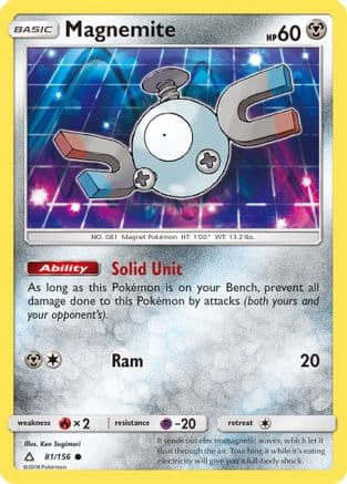 Magnemite 081/156 - SM Ultra Prism Reverse Holofoil