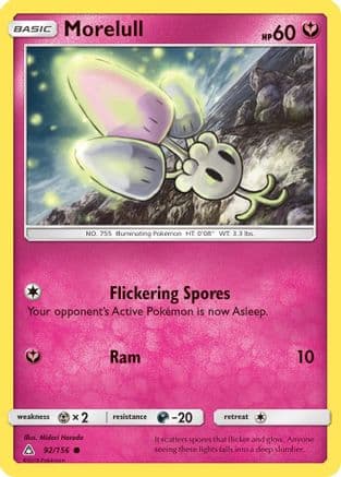Morelull 092/156 - SM Ultra Prism Reverse Holofoil