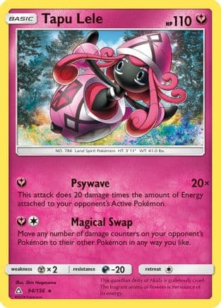 Tapu Lele 094/156 - SM Ultra Prism Reverse Holofoil