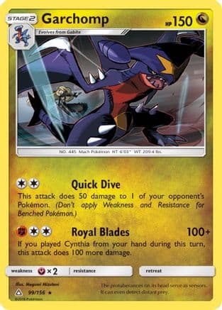 Garchomp 099 SM Ultra Prism - Rare