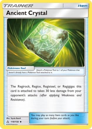 Ancient Crystal 118/156 - SM Ultra Prism Reverse Holofoil
