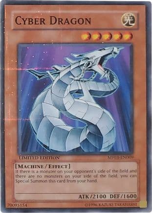 Cyber Dragon (MF03-EN009) - Mattel Action Figure Promos: Series 3