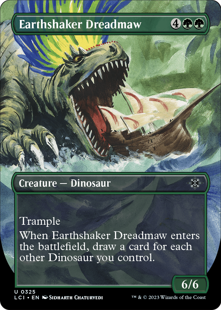 Earthshaker Dreadmaw (LCI-325) - The Lost Caverns of Ixalan (Borderless) Foil