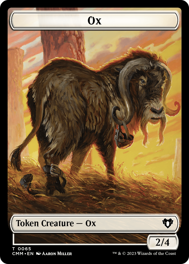 Ox (TCMM-065) - Commander Masters Tokens Foil
