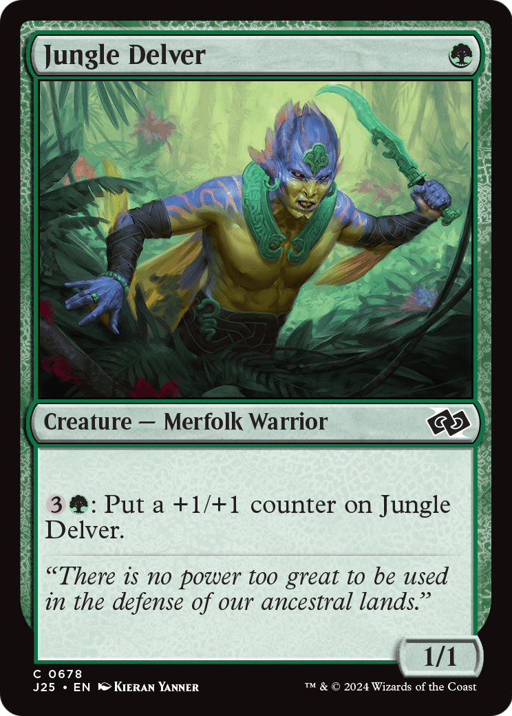 Jungle Delver (J25-678) - Foundations Jumpstart