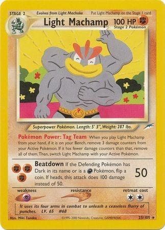 Light Machamp 025 - Unlimited Neo Destiny - Rare