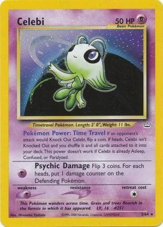 Celebi 3/64 - Neo Revelation Unlimited Holofoil