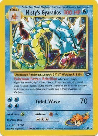 Misty's Gyarados 013/132 - Gym Challenge Unlimited Holofoil