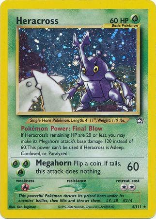 Heracross 006/111 - Neo Genesis Unlimited Holofoil