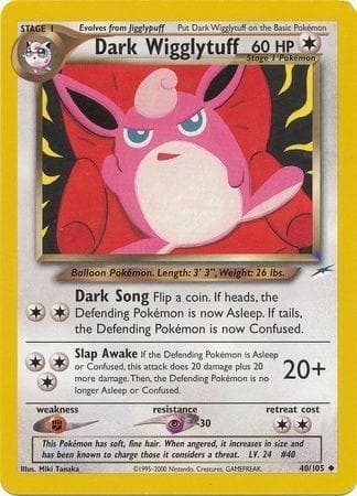 Dark Wigglytuff 040/105 - Neo Destiny Unlimited