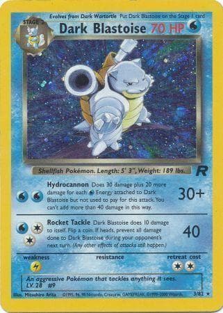 Dark Blastoise 003/82 - Team Rocket Unlimited Holofoil