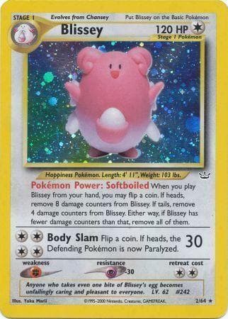 Blissey 2/64 - Neo Revelation Unlimited Holofoil