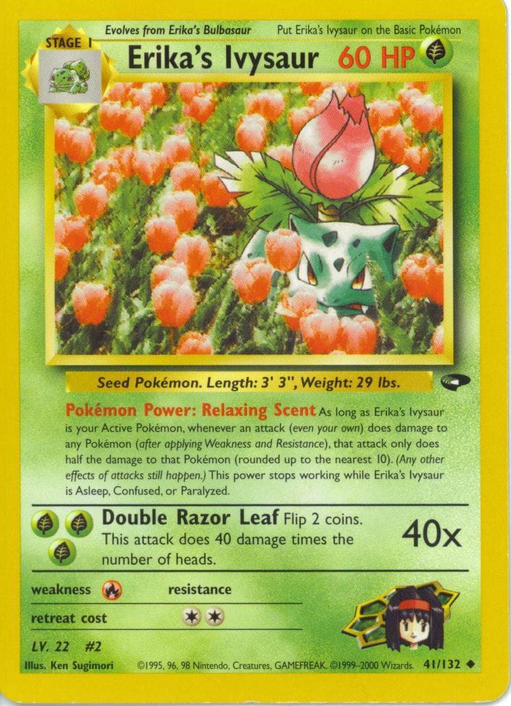 Erika's Ivysaur 041 - Unlimited Gym Challenge - Uncommon