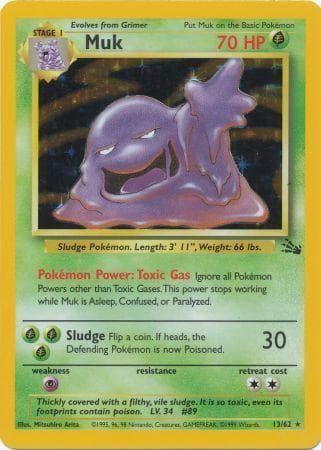 Muk 013/62 - Fossil Unlimited Holofoil
